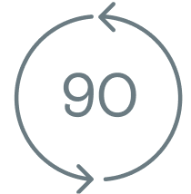 90 day return policy