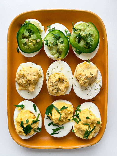 Deviled Eggs 3 Ways