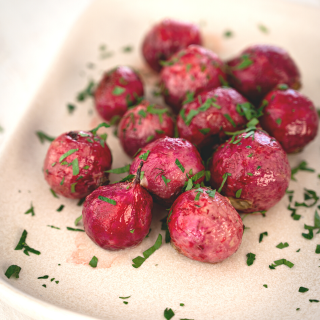 Roasted Easter Egg Radishes