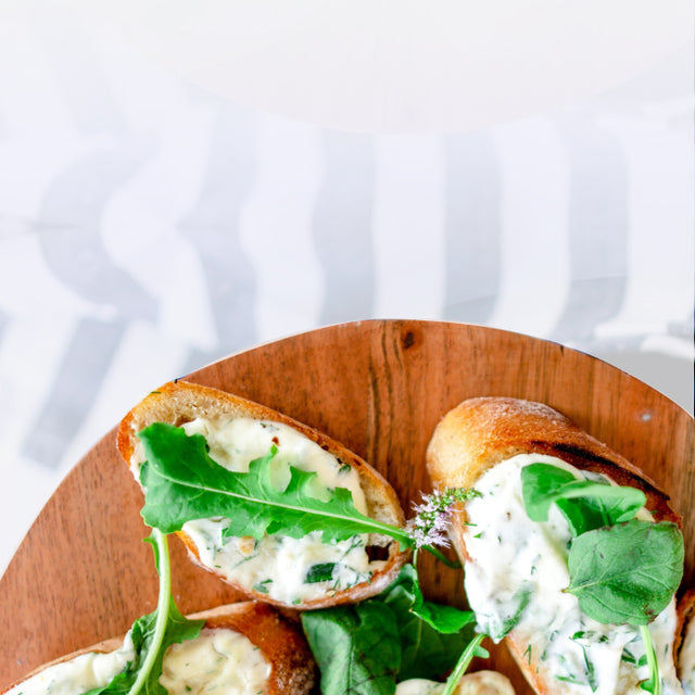 Homemade Herbed Ricotta Bruschetta Recipe