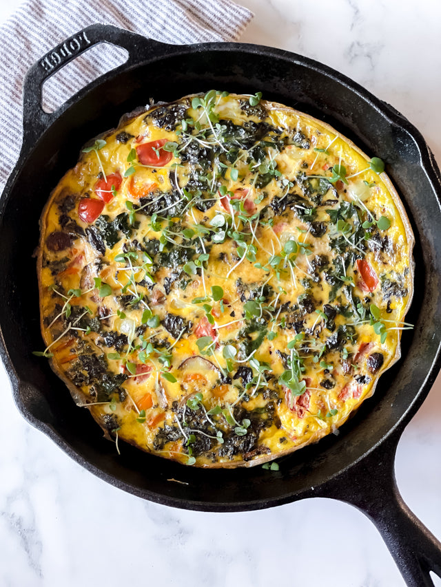 The Rise Gardens Veggie Frittata