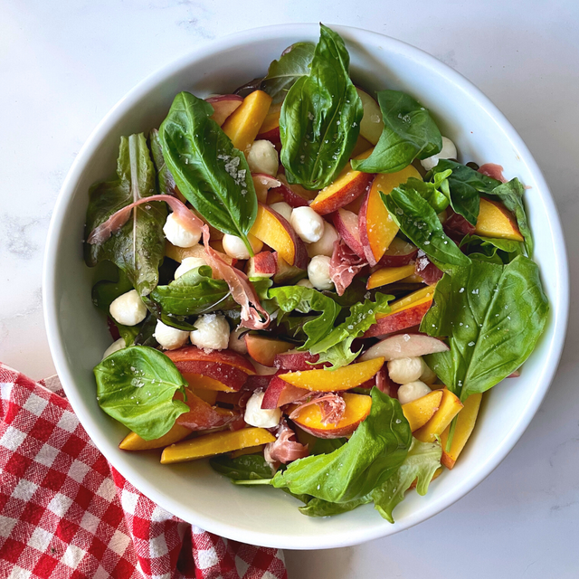 Peach Caprese Salad