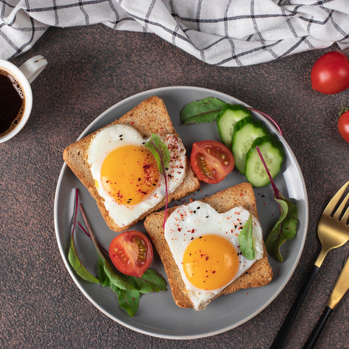 Love at First Bite: Heart-Shaped Eggs and Fresh Tomato Toast Recipe