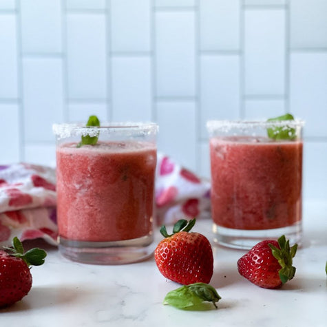 Strawberry Basil Margarita