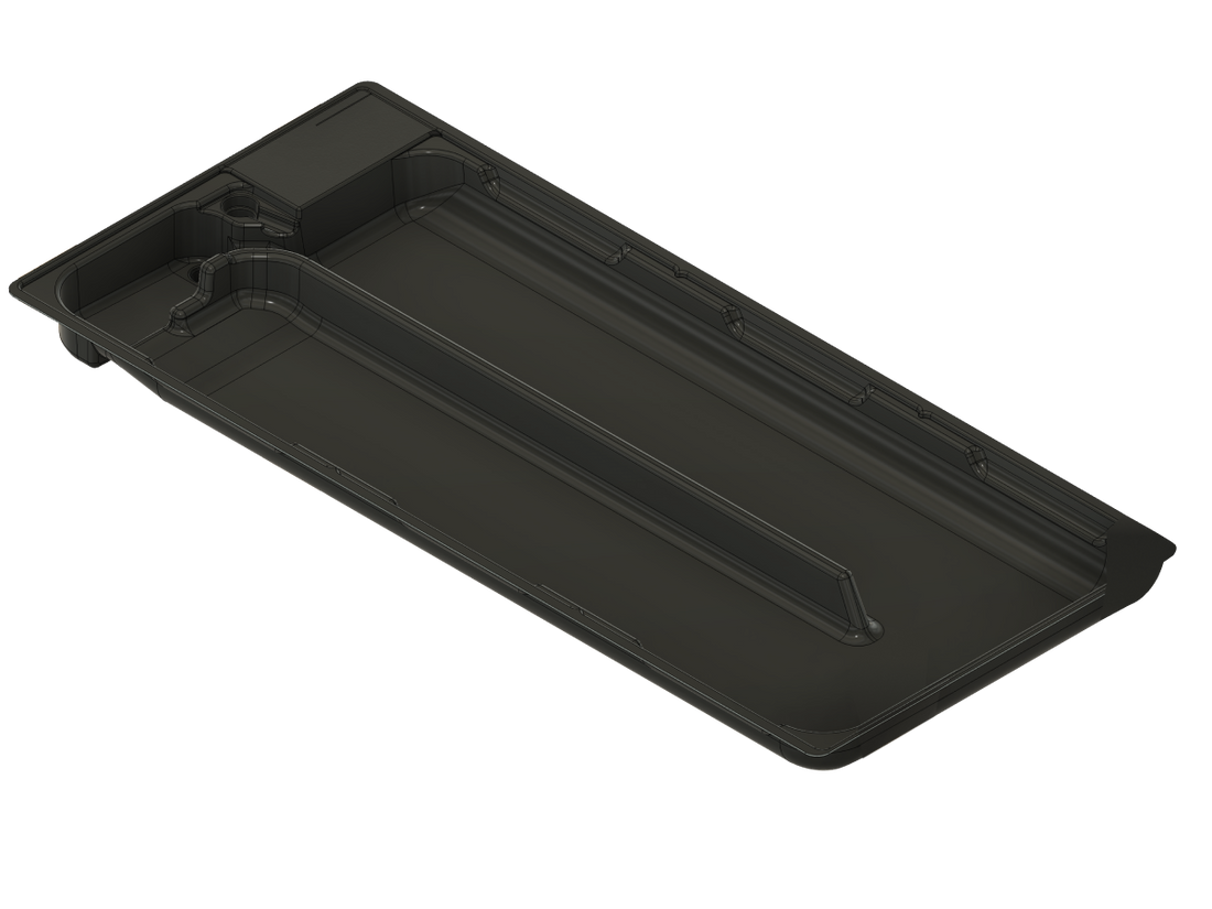 Water tray for hydroponic indoor system